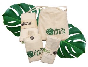 Love Thy Earth's Products on leaves